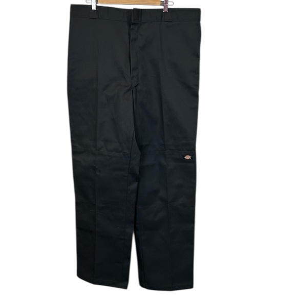 Dickies Double Knee Work Pants Black 40x34 Loose Fit Wrinkle Resistant NWT - Picture 2 of 10